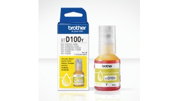 Brother BTD100Y Genuine Yellow Ink Bottle