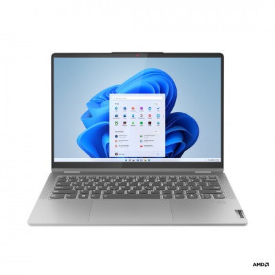 Lenovo IdeaPad Flex 5 14ABR8 | Arctic Grey | 14 " | IPS | Touchscreen | WUXGA | 1920 x 1200 pixels | Glossy | AMD Ryzen 5 | 7430U | 8 GB | Soldered LPDDR4x | Solid-state drive capacity 512 GB | AMD Radeon Graphics | Windows 11 Home | 802.11ax | Bluetooth 
