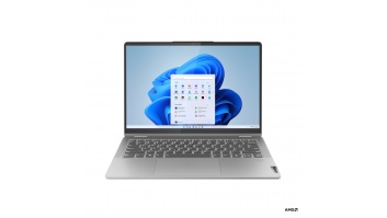 Lenovo IdeaPad Flex 5 14ABR8 | Arctic Grey | 14 " | IPS | Touchscreen | WUXGA | 1920 x 1200 pixels | Glossy | AMD Ryzen 5 | 7430U | 8 GB | Soldered LPDDR4x | Solid-state drive capacity 512 GB | AMD Radeon Graphics | Windows 11 Home | 802.11ax | Bluetooth 