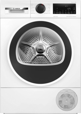 Bosch Dryer Machine with Heat Pump | WQG2450ISN | Energy efficiency class A++ | Front loading | 9 kg | LCD | Depth 61.3 cm | White