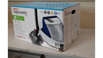 SALE OUT. Polti PTEU0313 Vaporetto Pro 100 Eco Power Steam cleaner, Power 1900 W, White/Blue | Polti | Steam cleaner | PTEU0313 Vaporetto Pro 100 Eco Power | Power 1900 W | Steam pressure 5.5 bar | Water tank capacity 2 L | White/Blue | DAMAGED PACKAGING,