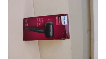 SALE OUT. PHILIPS BHC010/10 Hair Dryer, EssentialCare, Power 1200 W, Black | Philips DAMAGED PACKAGING