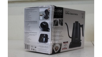 SALE OUT. Caso Coffee Classic Kettle, 1100 W, 1 L, Black | Caso Coffee Classic Kettle | 1877 | Electric | 1310  W | 0.6 L | 360° rotational base | Black | DAMAGED PACKAGING
