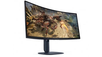 LCD Monitor|DELL|210-BQWL|34"|Gaming/Curved/21 : 9|Pivot|Height adjustable|Tilt|Panel VA|3440x1440|21:9|180 Hz|1 ms|Colour Black|210-BQWL