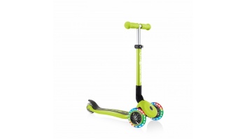 Globber | Junior Scooter | Green | Scooter Junior Foldable Fantasy Lights | 437-106