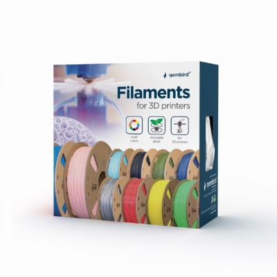 Gembird 3DP-CLN1.75-01 Plastic filament for cleaning 3D printer nozzle, 1.75 mm 100gr. | Gembird