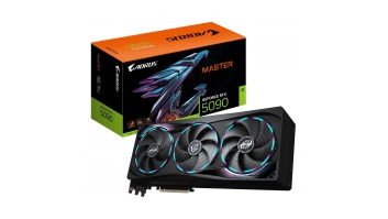Graphics Card|GIGABYTE|NVIDIA GeForce RTX 5090|32 GB|GDDR7|512 bit|PCIE 5.0 16x|GPU 2655 MHz|Triple slot Fansink|1xHDMI|3xDisplayPort|N5090AORUSM-32GD