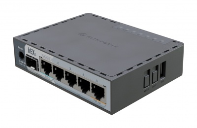 MikroTik hEX S (2025 version) with RouterOS L4, desktop case