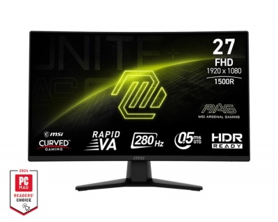 LCD Monitor|MSI|MAG 274CXF|27"|Gaming/Curved|Tilt|Matte|Panel VA|1920x1080|16:9|280 Hz|0.5 ms|Colour Black|MAG274CXF