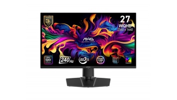 Monitor|MSI|MAG 271QP QD-OLED X24|26.5"|Gaming|Swivel|Pivot|Height adjustable|Tilt|Matte|Panel QD-OLED|2560x1440|16:9|240 ??|0.03 ms|Colour Black|MAG271QPQDOLEDX24