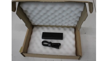 SALE OUT. Icy box IB-183M2 1x mSATA SSD to USB 3.0 host, aluminium, black | Raidsonic | REFURBISHED, WITHOUT ORIGINAL PACKAGING