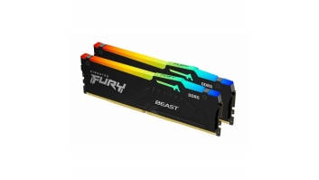 Kingston KF560C36BBE2AK2-64 64GB 6000MT/s DDR5 CL36 DIMM FURY Beast RGB BLK K2