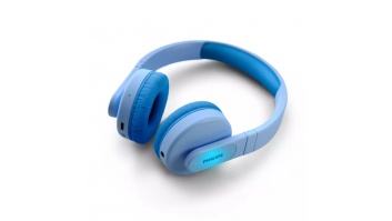 PHILIPS on-ear austiņas ar Bluetooth bērniem, zilas