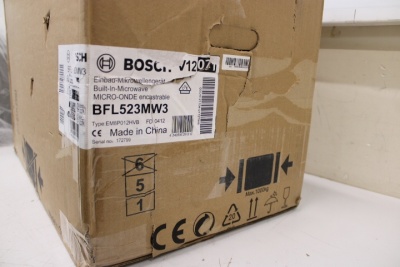 SALE OUT.  | Bosch | Microwave Oven | BFL523MW3 | Built-in | 800 W | White | DAMAGED PACKAGING