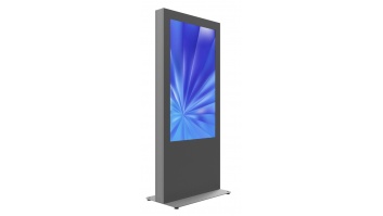 EDBAK IDS09.55 UNIVERSAL INDOOR FLOORSTANDING KIOSK 55", BLACK | EDBAK