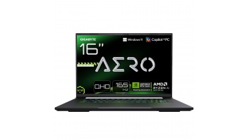 Gigabyte AERO X16 2WHA3EEC64AH 16" QHD AMD R9 HX 370/32GB/1TB/RTX 5070/Win11 Home/ENG kbd/2Y Warranty