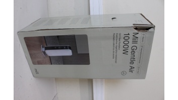 SALE OUT.  | Mill | Heater | AB-H1000MEC | Oil Filled Radiator | 1000 W | Number of power levels 3 | Suitable for rooms up to 12-16 m² | White | DAMAGED PACKAGING
