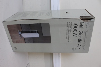 SALE OUT.  | Mill | Heater | AB-H1000MEC | Oil Filled Radiator | 1000 W | Number of power levels 3 | Suitable for rooms up to 12-16 m² | White | DAMAGED PACKAGING