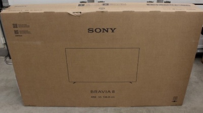 Sony K55XR80PAEP Bravia 8 | 55 | Smart TV | Google TV | 4K UHD | Black | DAMAGED PACKAGING, MISSING INNERT PACKAGING