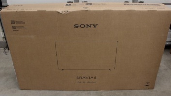Sony K55XR80PAEP Bravia 8 | 55 | Smart TV | Google TV | 4K UHD | Black | DAMAGED PACKAGING, MISSING INNERT PACKAGING
