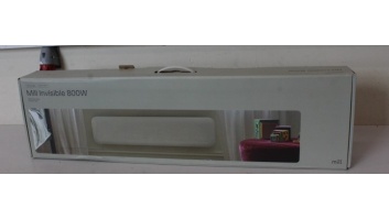 SALE OUT. Mill IB800L DN Panel Heater, 800W, low version, steel front, white | Mill | Heater | IB800L DN Steel | Panel Heater | 800 W | Number of power levels 1 | Suitable for rooms up to 10-14 m² | White | DENT CORPUS, DAMAGED PACKAGING | IPX4