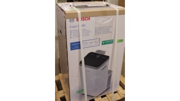 SALE OUT. Bosch Cool 5000 Mobile Air Conditioner, 3.4 kW, For rooms up to 46 m², Inverter technology, White/Black | Bosch Mobile Air Conditioner | Cool 5000 | Suitable for rooms up to 115 m³ | White/Black | DAMAGED PACKAGING, SCRATCHED CONTROL PANEL, DIRT
