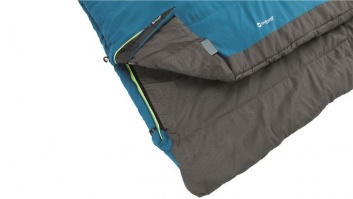 Outwell | Celebration Lux Double | Sleeping Bag | 225 x 140 cm | 2 way open - auto lock, L-shape