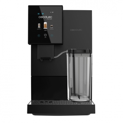 Cecotec Coffee Maker | Cremmaet Compactccino Connected | Pump pressure 19 bar | Built-in milk frother | Super-automatic | Black