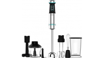 Cecotec Hand Blender | Power TitanBlack 1200 XL PerfectCream&Crush | Hand Blender | 1200 W | Number of speeds Adjustable | Turbo mode | Stainless steel/Black