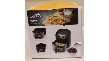 SALE OUT.  | ETA | Hot air fryer | ETA016890000 Vista | Power 1300 W | Capacity 4.3 L | Hot air technology | Black | DAMAGE PACKAGING