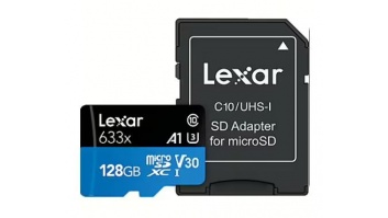 MEMORY MICRO SDXC 128GB UHS-I/W/A LMSBLPL128G-BNANG LEXAR