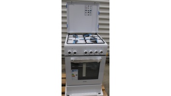 SALE OUT. | Simfer | Cooker | 4403SERBB | Hob type Gas | Oven type Electric | White | Width 50 cm | Electronic ignition | UNPACKED, SCRATCHED TOP AND CORNER | Depth 55 cm | 48 L