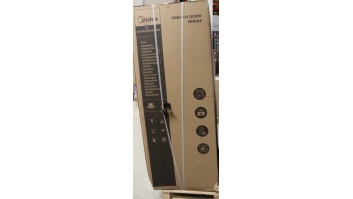 SALE OUT. Midea MERF402FIE02 Refrigerator, E, Freestanding, Multi-door, Height 178 cm, Fridge net 244L, Freezer net 147L, Stainless steel | Midea Refrigerator | MERF402FIE02 | Energy efficiency class E | Free standing | Combi | Height 178 cm | No Frost sy