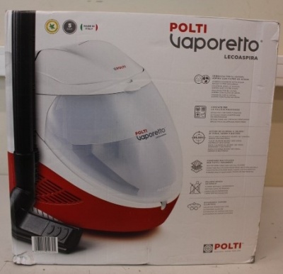 SALE OUT. Polti PVEU0083 Vaporetto Lecoaspira FAV50 Multifloor Steam-Vacuum cleaner, Corded, 1350 W, Dusk container 1.8 L, Working radius 9 | Polti | Steam cleaner | PVEU0083 Vaporetto Lecoaspira FAV50 Multifloor | Power 1350 W | Steam pressure 5 bar | Wa