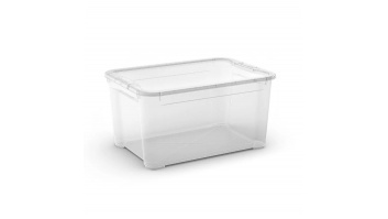 Box with lid T Box L 47L 39x55,5x28,5cm transparent | Curver