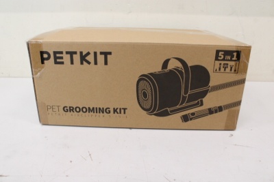 SALE OUT. PETKIT Air Clipper Pet Grooming Vacuum Kit | PETKIT | Air Clipper Pet Grooming Vacuum Kit 5in1 | LM4 | Grey/White | DEMO