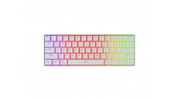 Genesis THOR 660 G2 | Gaming keyboard | Wireless/Wired | US | White | 2.4 GHz, Bluetooth, USB | Linear