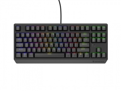 Genesis THOR 230 TKL | Mechanical Gaming Keyboard | Wired | US | Black | USB Type-A | Linear