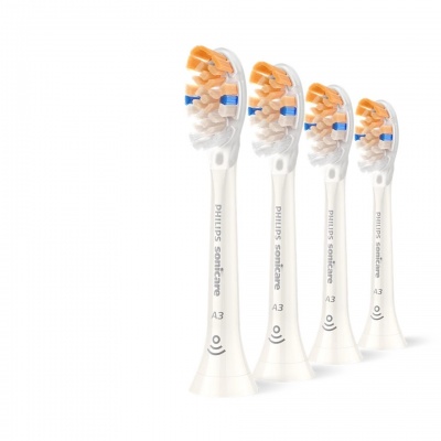 Philips Replacement brush heads | HX9094/87 Sonicare Premium All-in-One | Heads | For adults | Number of brush heads included 4 | White