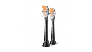 Philips Replacement brush heads | HX9092/88 Sonicare Premium All-in-One | Heads | For adults | Number of brush heads included 2 | Black