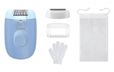 Philips Epilator | BRE247/00 Series 4000 | Number of power levels 2 | Blue