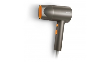Philips Hair Dryer | BHD321/00 3000 Series | 1600 W | Number of temperature settings 2 | Ionic function | Grey/Orange