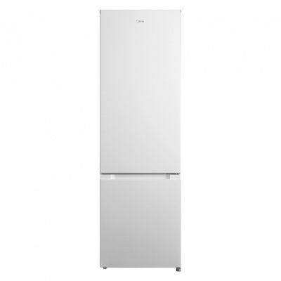 Midea Refrigerator | MDRB369FGE01 | Energy efficiency class E | Free standing | Combi | Height 177.3 cm | Fridge net capacity 197 L | Freezer net capacity 65 L | 39 dB | White