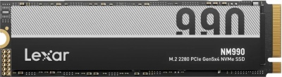 Lexar SSD | NM990 | 4000 GB | SSD form factor M.2 2280 | Solid-state drive interface PCIe Gen 5x4 | Read speed 14000 MB/s | Write speed  11000 MB/s