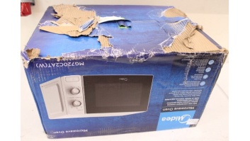 SALE OUT. Midea MG720C2AT Microwave oven with Grill, Microwave 700 W, Grill 1000 W, 20 L, White | Midea Microwave oven with Grill | MG720C2AT | Free standing | 20 L | 700 W | Grill | White | DAMAGED PACKAGING,DENT CORPUS AT THE BACK