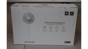 SALE OUT. Xiaomi Mi Smart Standing Fan 2 EU | Xiaomi Mi Smart Standing Fan | 2 | Stand Fan | USED, MISSING FAN GRILLE SCREW, DISASSEMBLED STAND PAD | White | Oscillation | 15 W