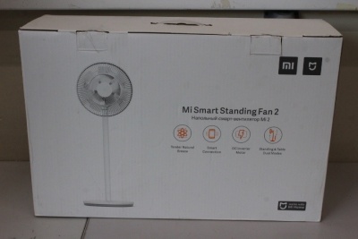 SALE OUT. Xiaomi Mi Smart Standing Fan 2 EU | Xiaomi Mi Smart Standing Fan | 2 | Stand Fan | USED, MISSING FAN GRILLE SCREW, DISASSEMBLED STAND PAD | White | Oscillation | 15 W