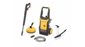 STANLEY SXPW14PE High Pressure Washer with Patio Cleaner (1400 W, 110 bar, 390 l/h) | Stanley 1400 W | 110 bar | 390 l/h