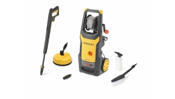 STANLEY SXPW16PE High Pressure Washer with Patio Cleaner (1600 W, 125 bar, 420 l/h) | Stanley 1600 W | 125 bar | 420 l/h