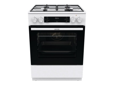 Gorenje Cooker | GKS6C70WJ | Hob type Gas | Oven type Electric | White | Width 60 cm | Depth 60 cm | 71 L